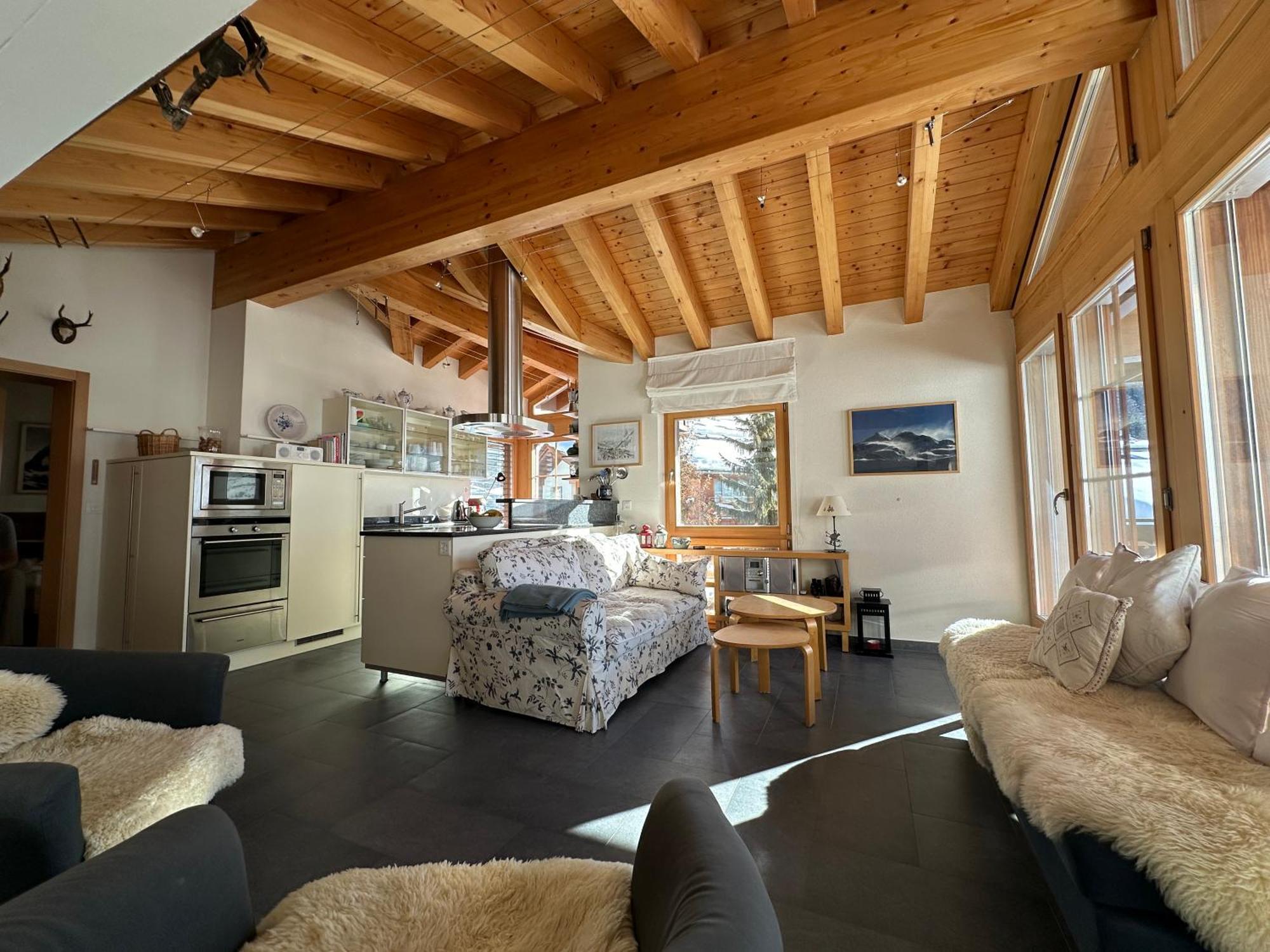Modern Self-Catering Apartment With Matterhorn Views Zermatt Exterior foto