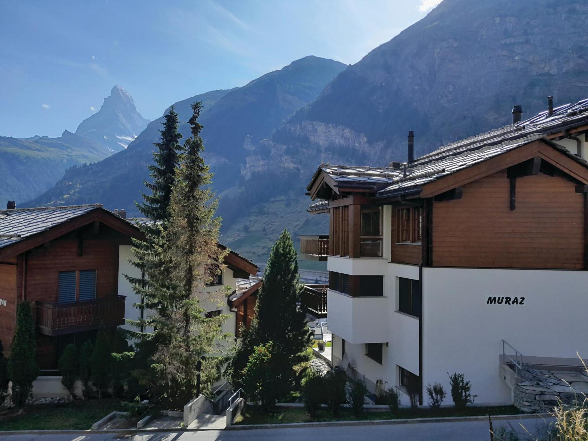 Modern Self-Catering Apartment With Matterhorn Views Zermatt Exterior foto